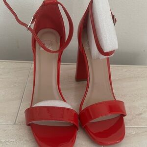 Red Patent Leather Women's Heels